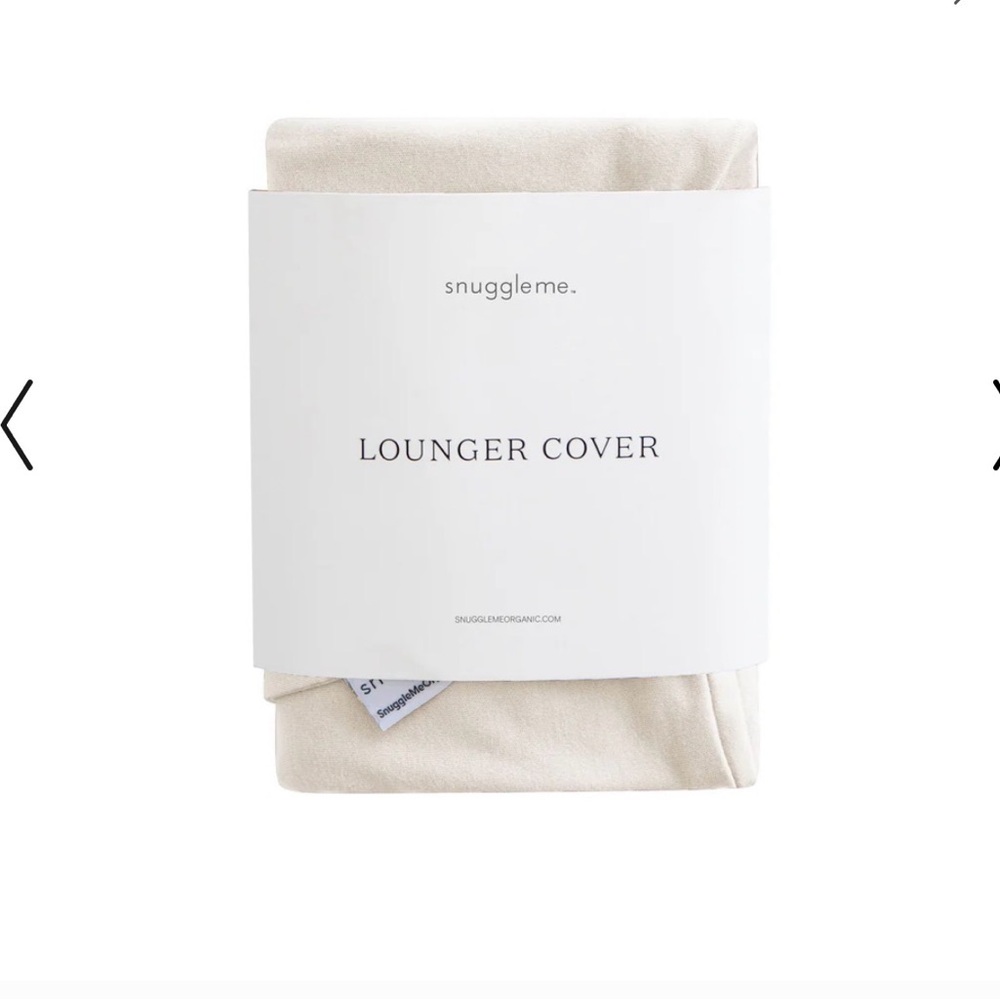 Snuggle Me Lounger Cover ONLY - Cream/Natural